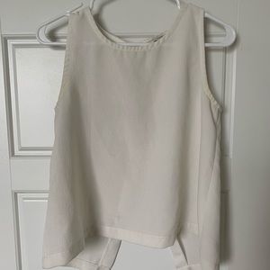 Madewell tank with open back